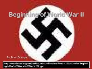 beginning of world war ii