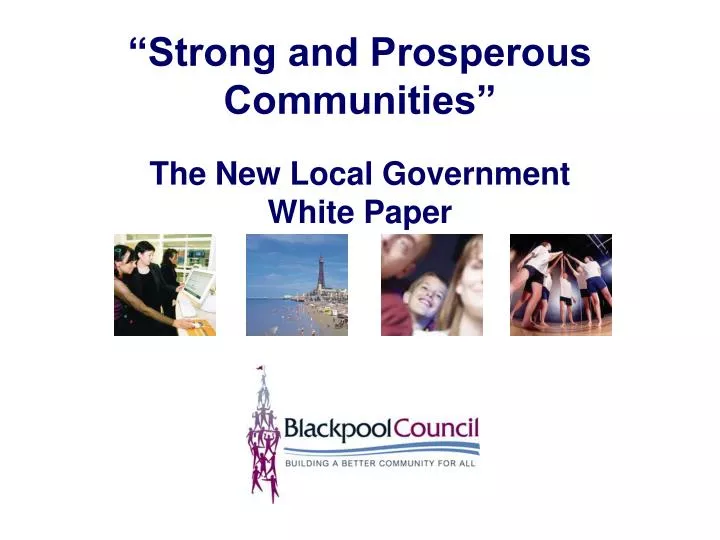 strong and prosperous communities