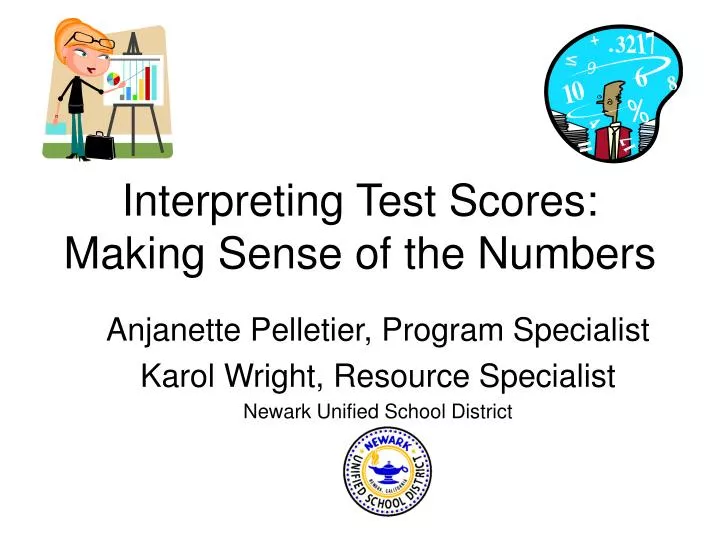 interpreting test scores making sense of the numbers