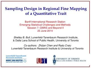 Sampling Design in Regional Fine Mapping of a Quantitative Trait