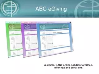 ABC eGiving