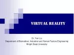 Virtual Reality - slide 1