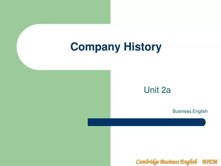company history