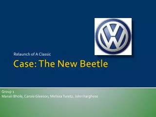 Case: The New Beetle