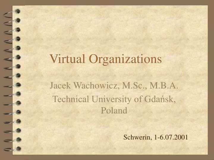 virtual organizations