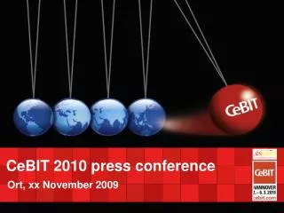CeBIT 2010 press conference