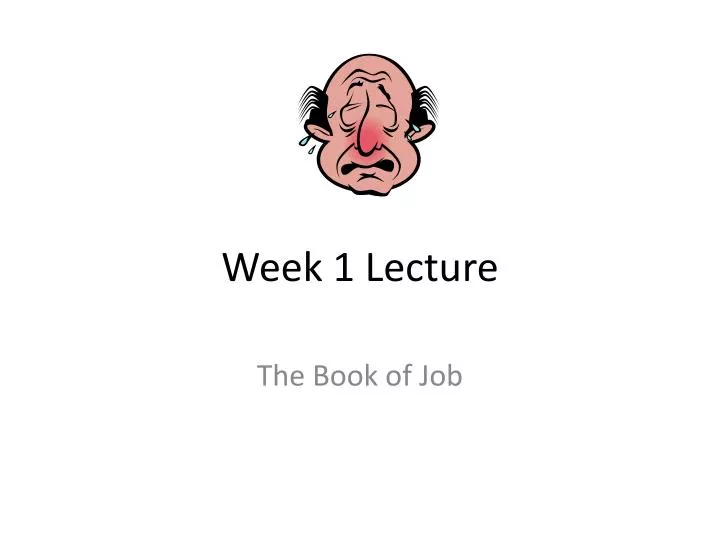 week 1 lecture