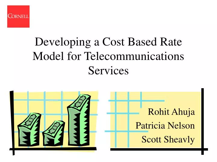 developing a cost based rate model for telecommunications services
