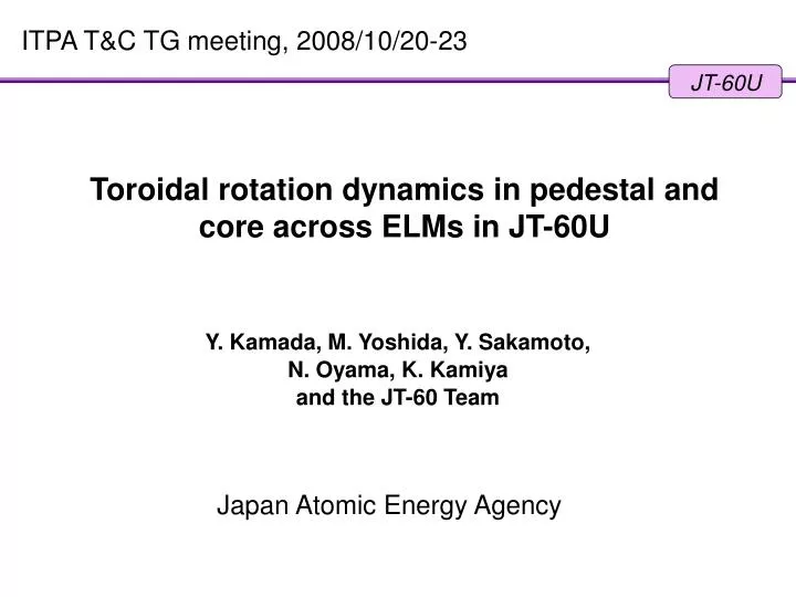 toroidal rotation dynamics in pedestal and core across elms in jt 60u