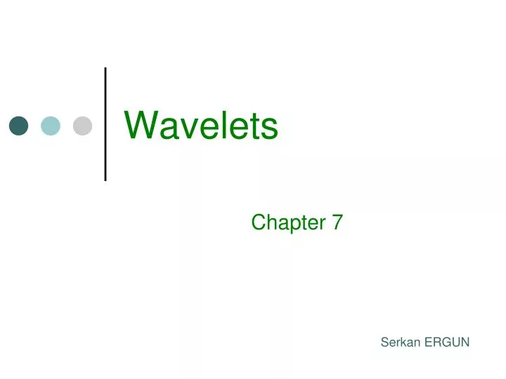 wavelets