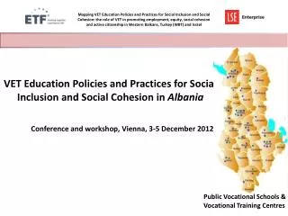 VET Education Policies and Practices for Social Inclusion and Social Cohesion in Albania