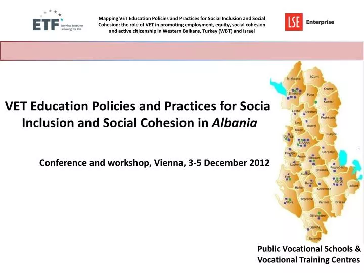 vet education policies and practices for social inclusion and social cohesion in albania