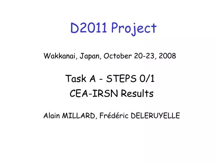d2011 project