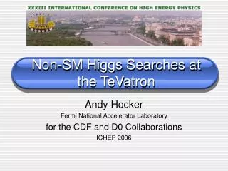 Non-SM Higgs Searches at the TeVatron