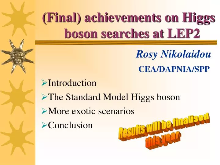 final achievements on higgs boson searches at lep2