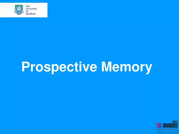 prospective memory