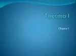 Thermo I - slide 1