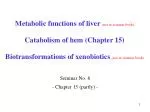 Seminar No. 6 - Chapter 15 (partly) - - slide 1