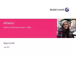 Alliance Alliance Performance Status - CREQ