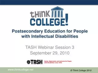 postsecondary education for people with intellectual disabilities