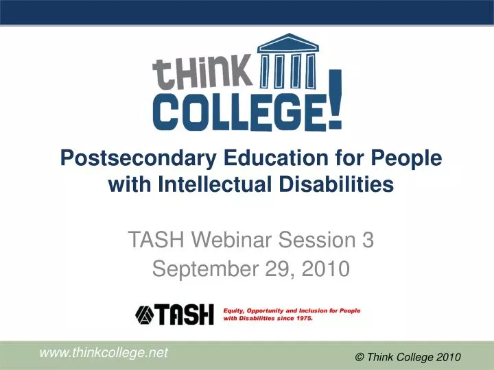 postsecondary education for people with intellectual disabilities