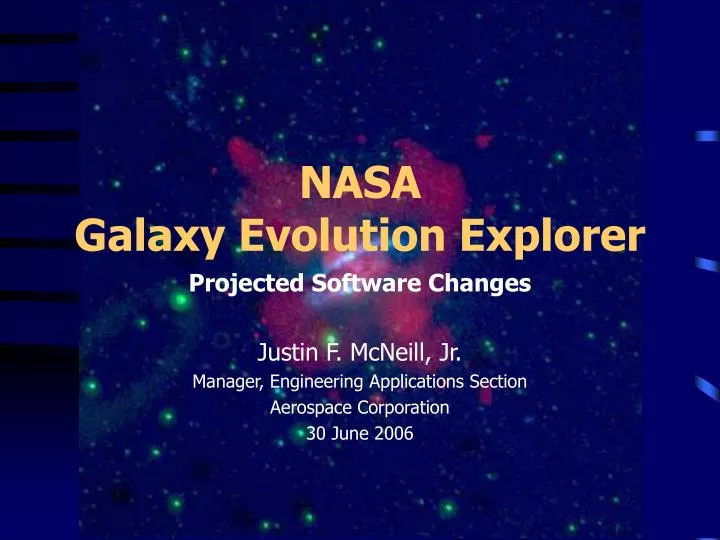 nasa galaxy evolution explorer
