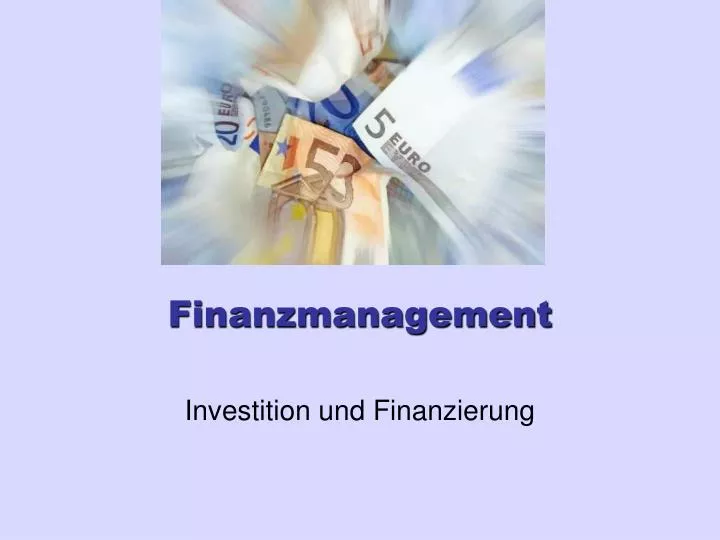 finanzmanagement