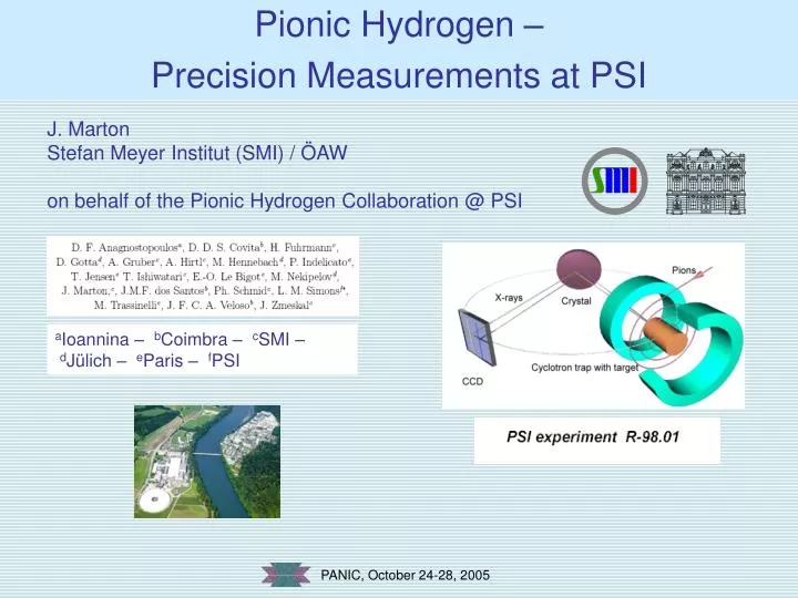 pionic hydrogen precision measurements at psi