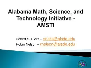 Alabama Math, Science, and Technology Initiative - AMSTI
