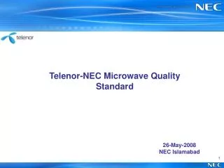 26-May-2008 NEC Islamabad