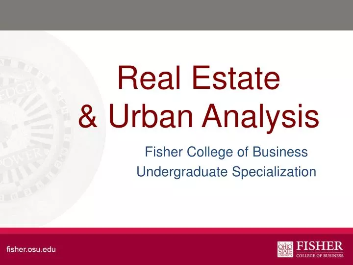 real estate urban analysis