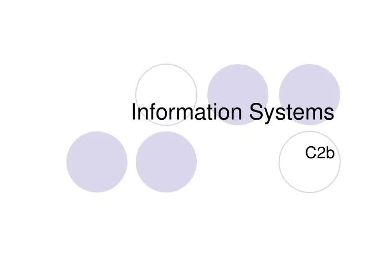 information systems