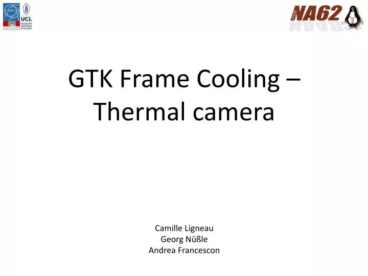 gtk frame cooling thermal camera