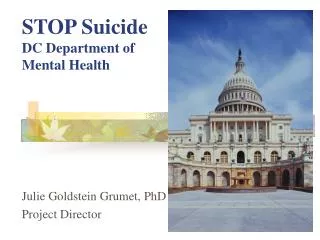 STOP Suicide DC Department of Mental Health