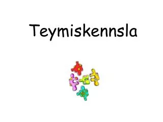 teymiskennsla