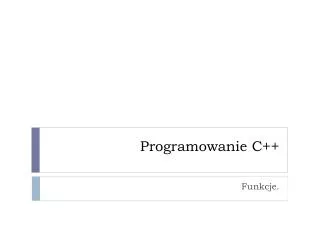 programowanie c