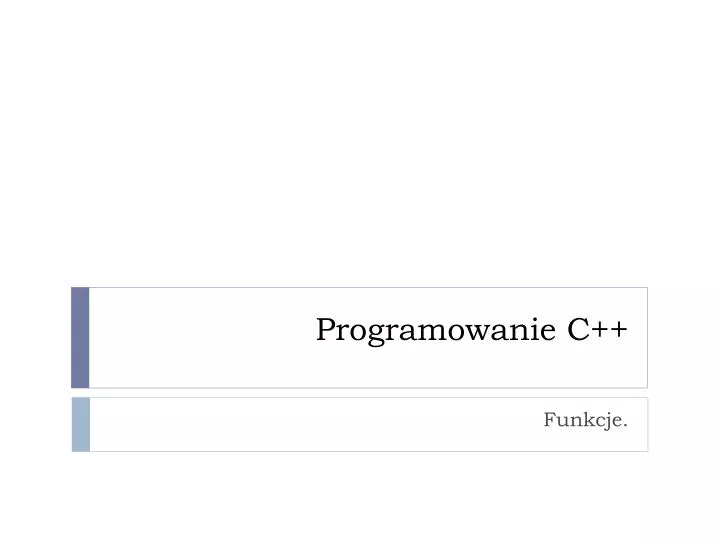 programowanie c