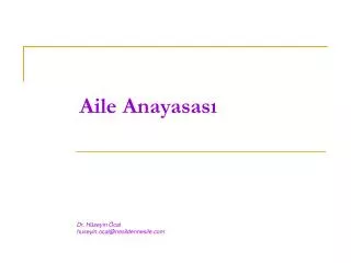 aile anayasas