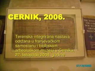cernik 2006