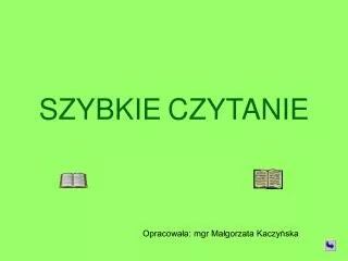 szybkie czytanie