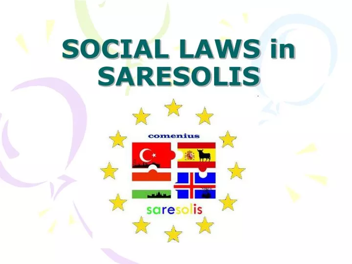 soc i al laws in saresolis