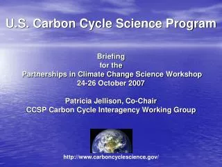 U.S. Carbon Cycle Science Program