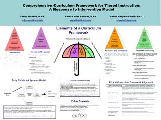 Comprehensive Curriculum Framework for Tiered Instruction: A Response to Intervention Model