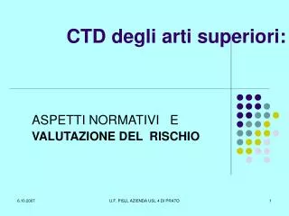 ctd degli arti superiori