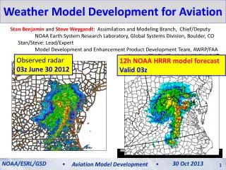 Weather Model Development for Aviation