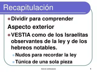 recapitulaci n