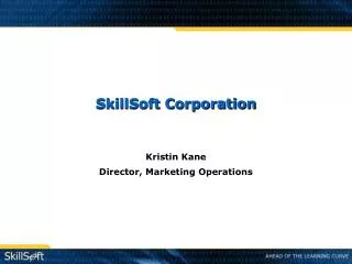 SkillSoft Corporation