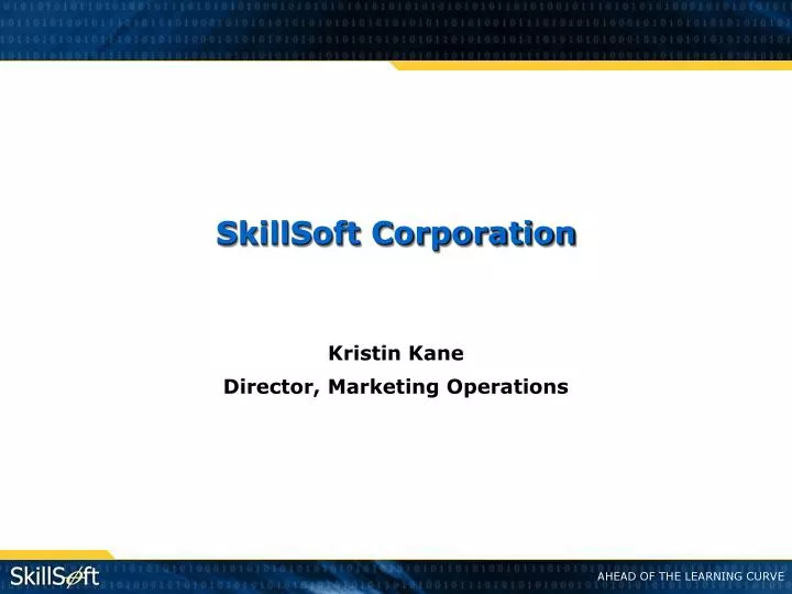 skillsoft corporation