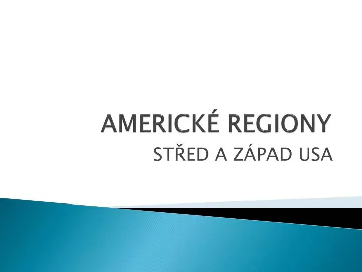 americk regiony