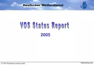 VOS Status Report